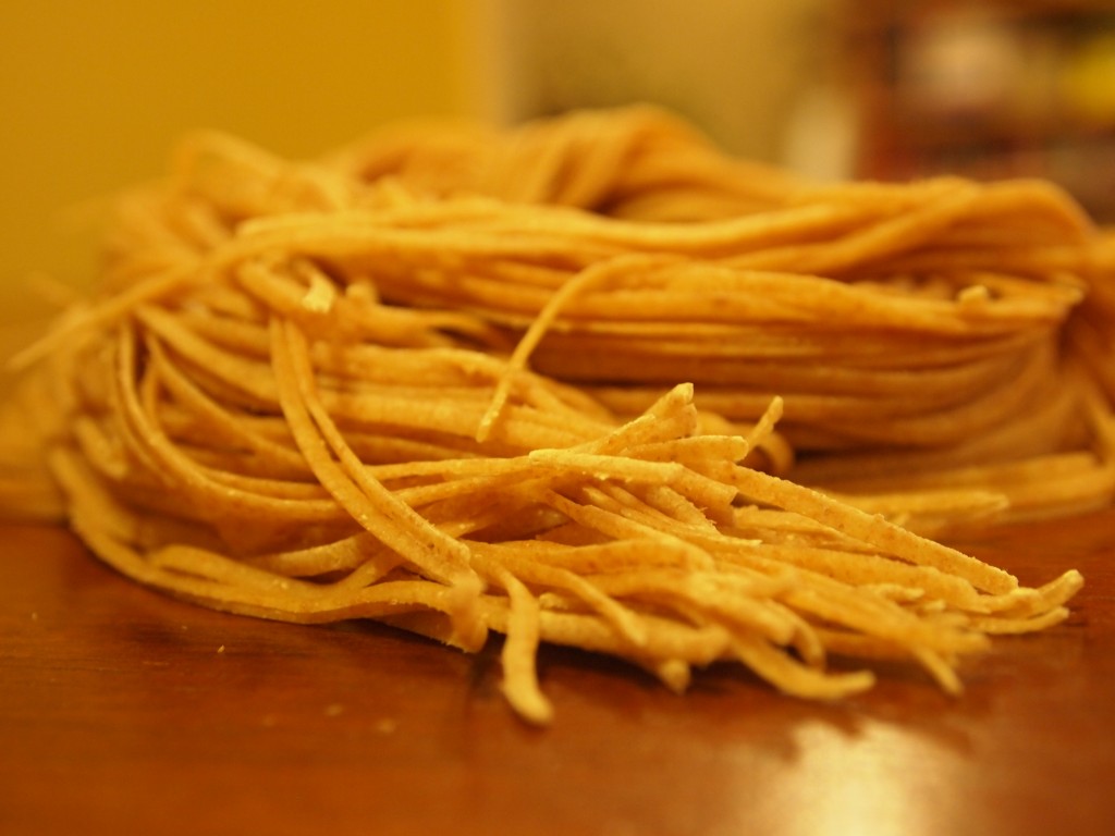 pile of spaghetti