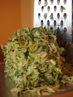 grated zucchini