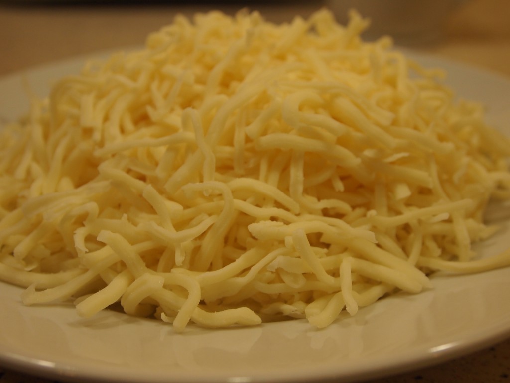 shredded mozzarella