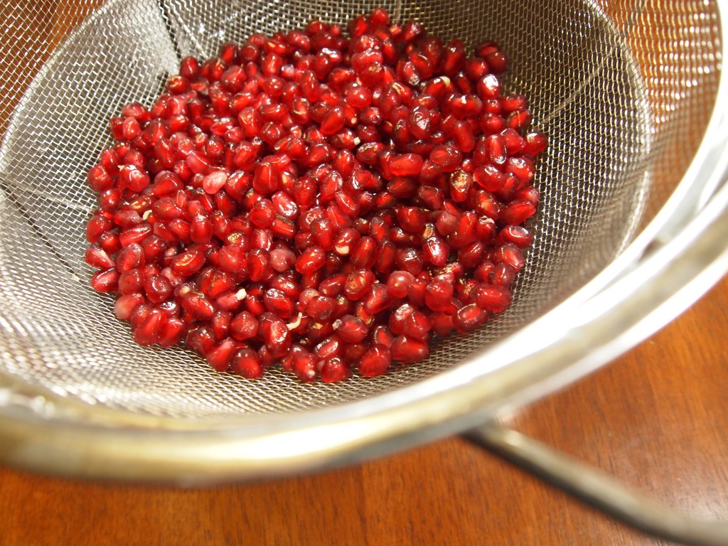 pomegranate seeds