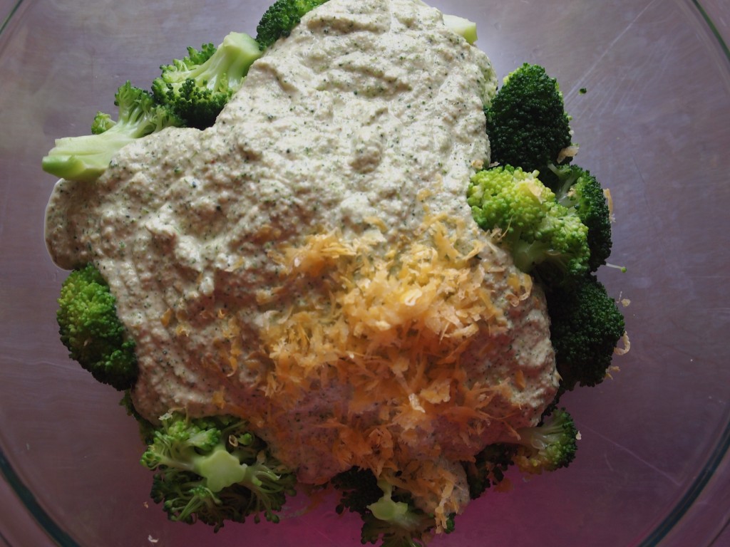 Blanched Broccoli, Broccoli Pesto, and Lemon Zest