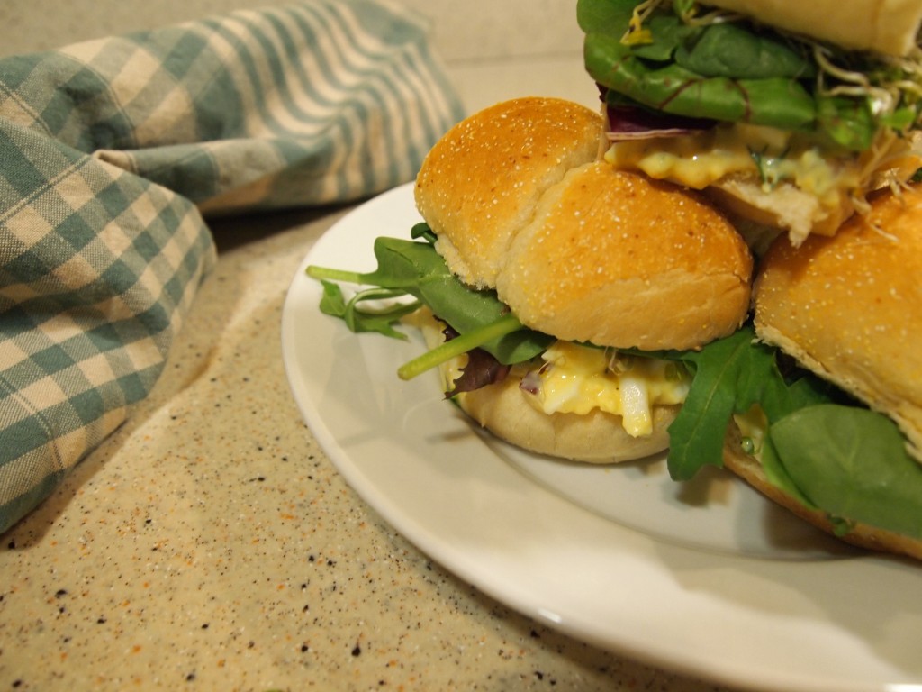 egg salad tea sandwiches