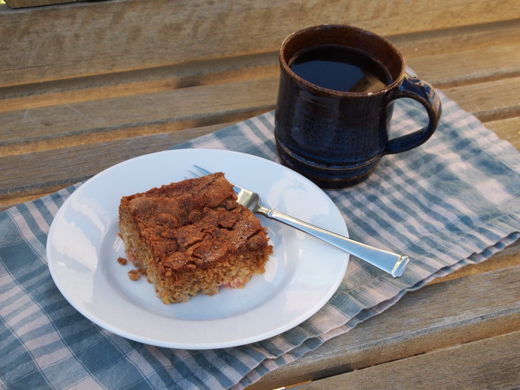 rhubarb cake