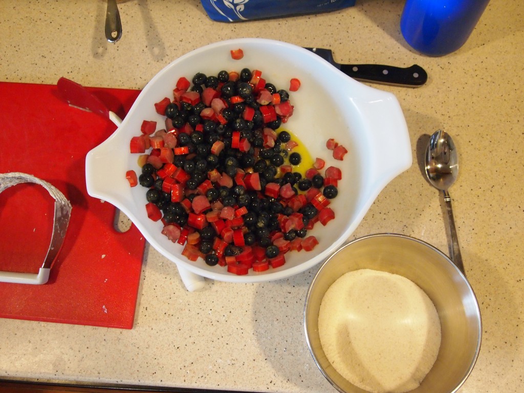 making a pie filling