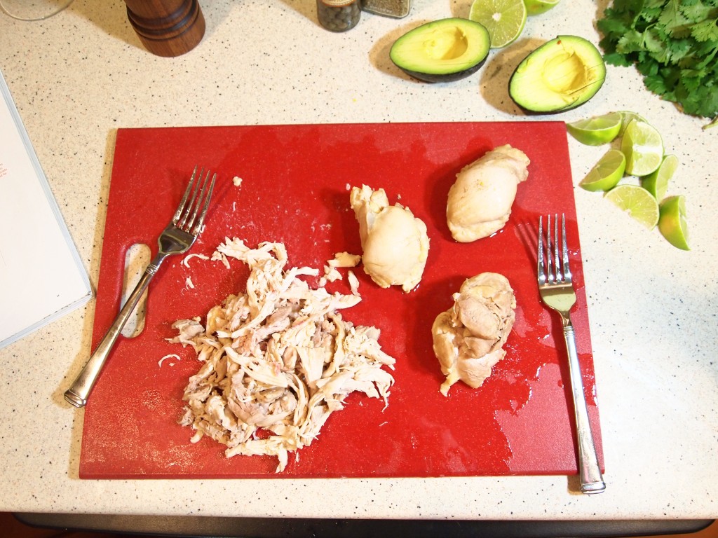 shredded chicken