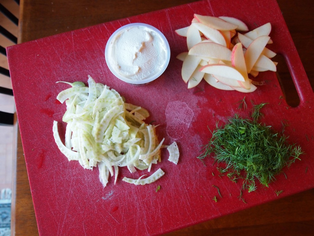 chopped ingredients