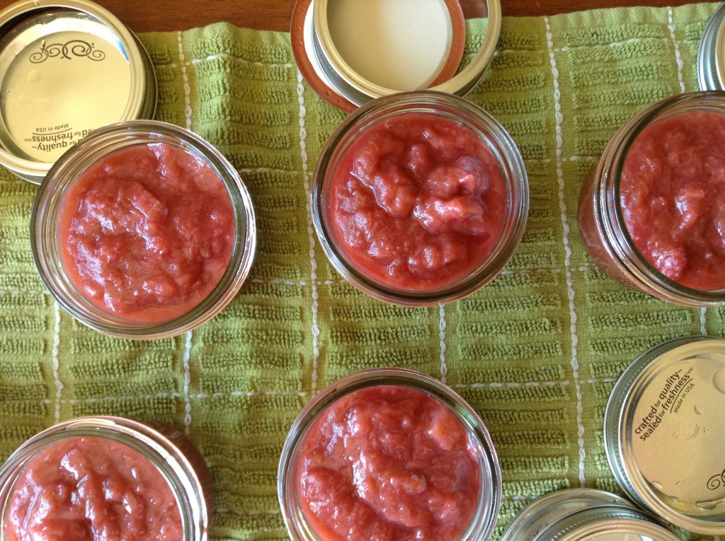Jars of compote