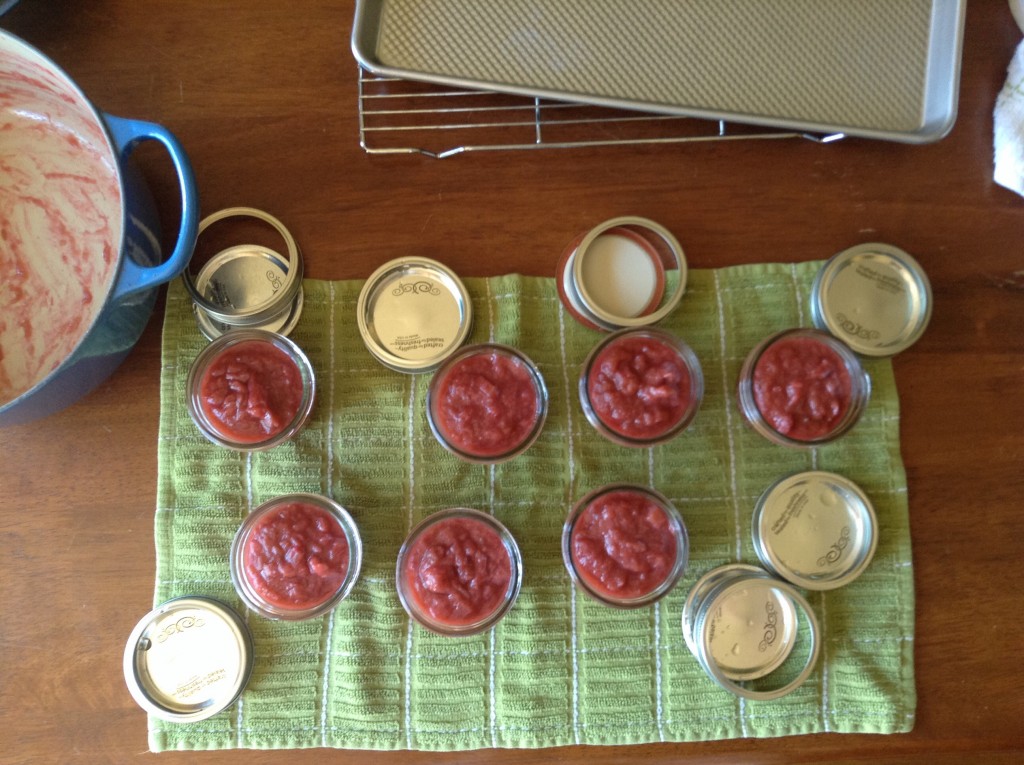 Filled jars